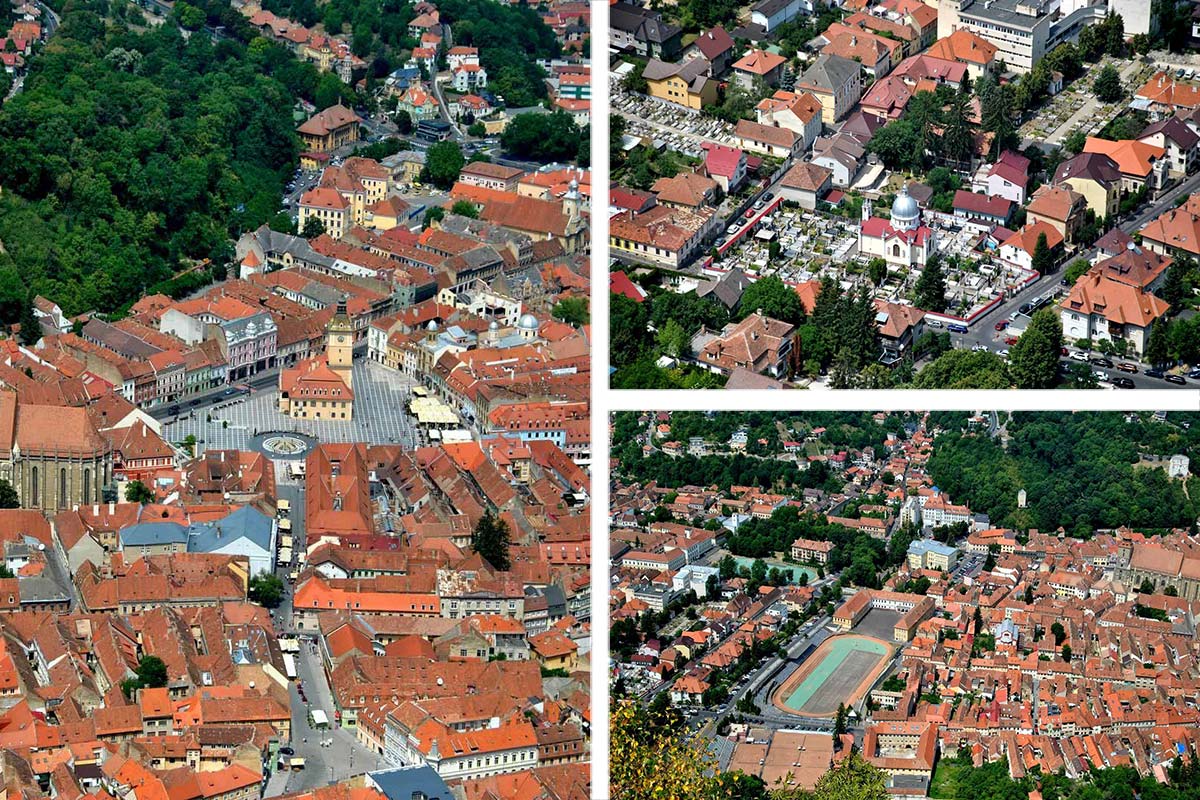 The city of Brasov... in more detail